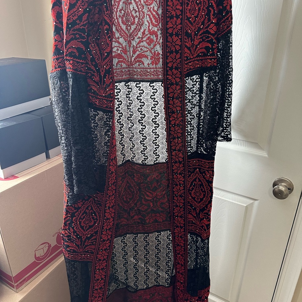 Traditional Palestinian cardigan/kimono
